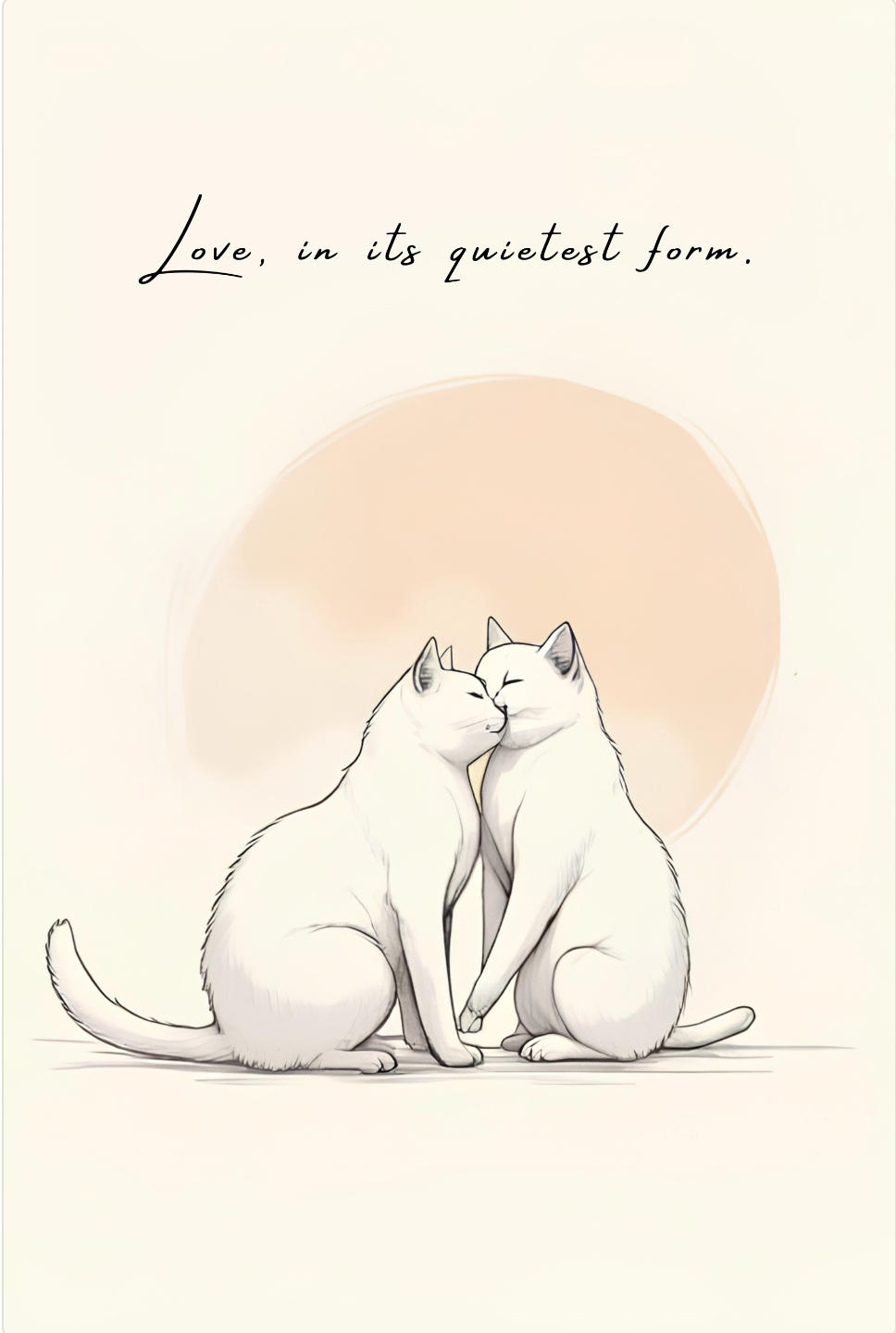 Love, in its Quietest Form